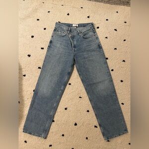 Agolde criss cross Blue Denim Jeans